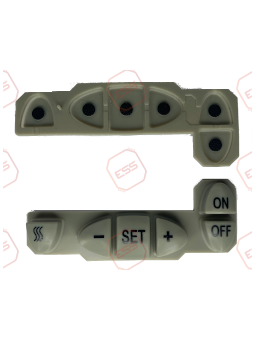 Xarios/Zephyr Cab Command Rubber Keypad